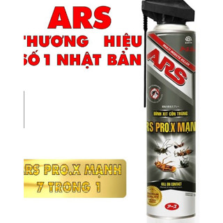 1 Chai Bình Xịt Muỗi Các Loại Côn Trùng 500ml ARS PRO.X MANH KHÔNG MÙI