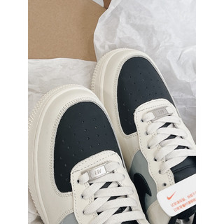 JDK STORE_Giày Sneaker Nik AF1 Custom White Black Blue (Mũi Đen)
