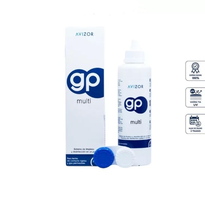 Dung dịch ngâm rửa kính áp tròng 12/2025 GP multi 240ml AVIZOR