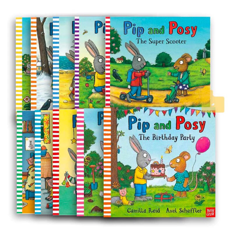 [Nhập Khẩu] Pip And Posy 10c có Audio (Chuột Típ bản Anh)