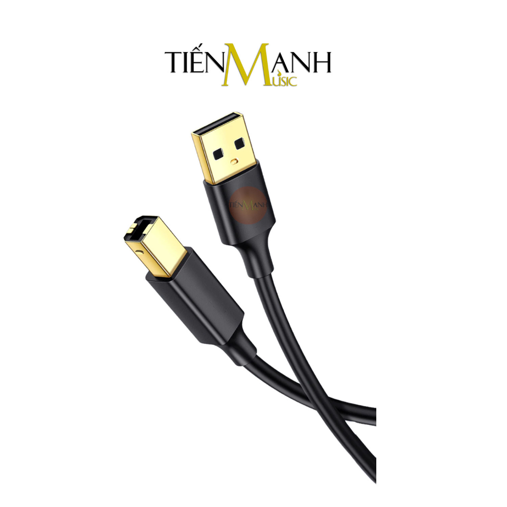 Dây Cáp Midi Vuông Kết Nối Đàn Piano, Organ, Launchkey, Midi Controller Với Máy Tính đầu USB-B Cable Máy In