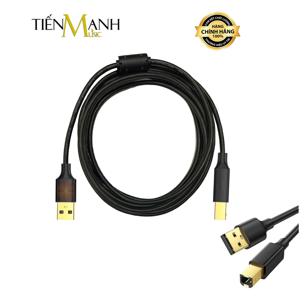 Dây Cáp Midi Vuông Kết Nối Đàn Piano, Organ, Launchkey, Midi Controller Với Máy Tính đầu USB-B Cable Máy In
