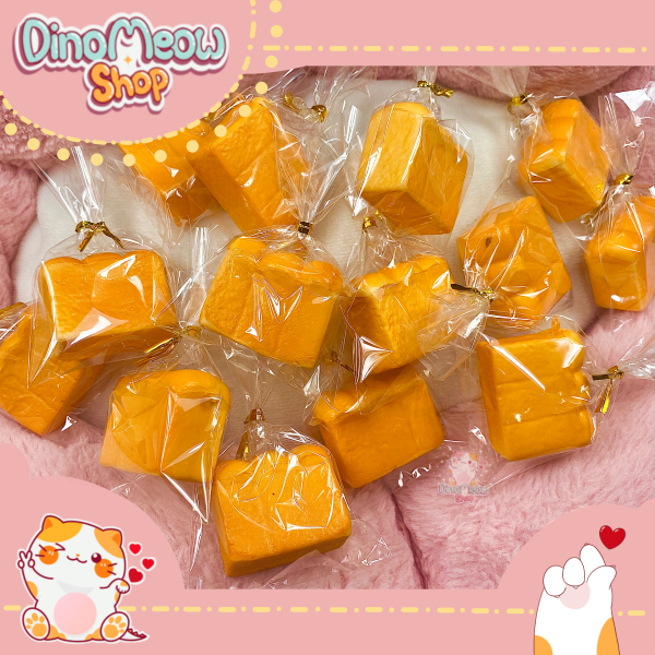 Squishy mini - Bánh ba khối mini