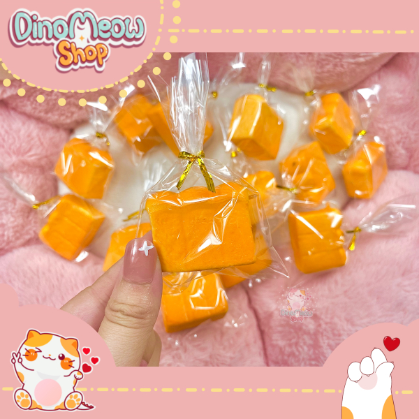 Squishy mini - Bánh ba khối mini