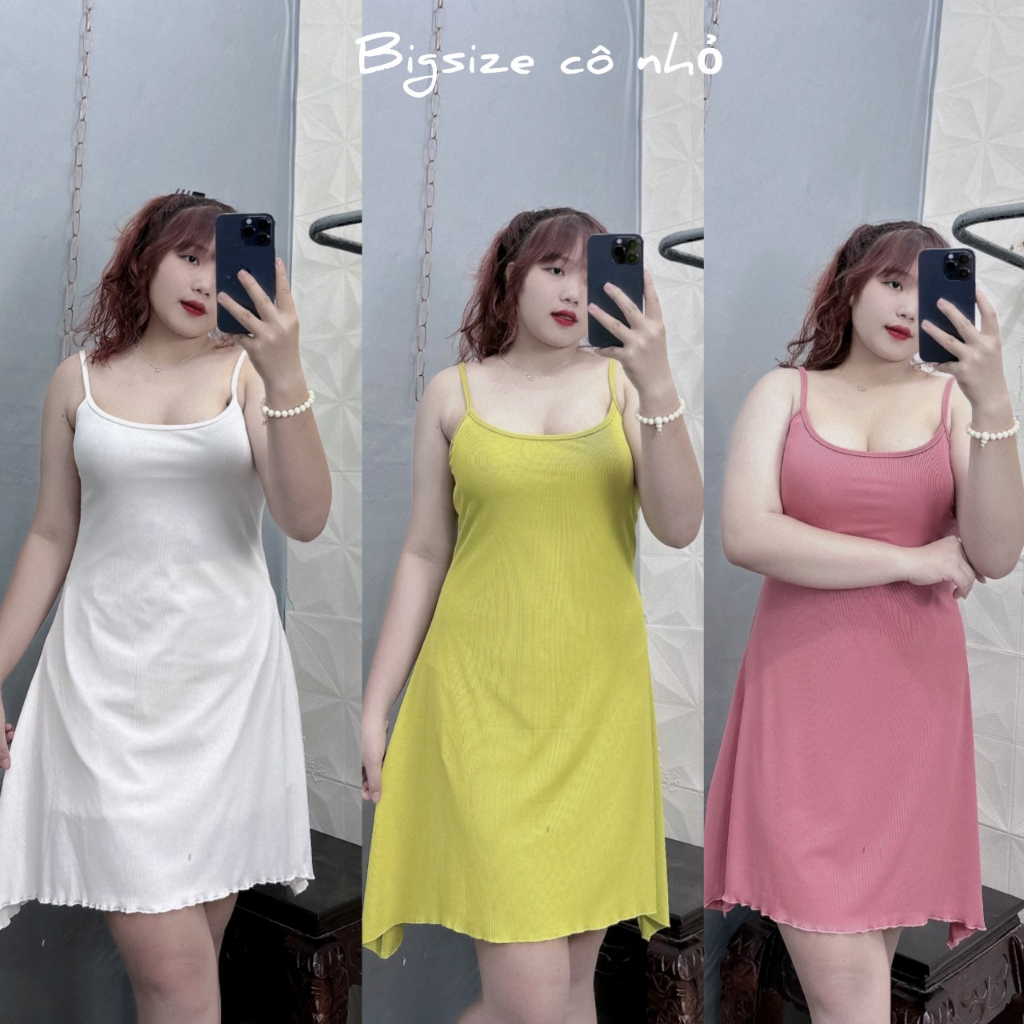 Váy Ngủ Bigsize Nữ,Đầm Suông Dáng Chữ A Big Size Vải Dệt Kim Thun Gân Co Giãn Mặc Mát G44