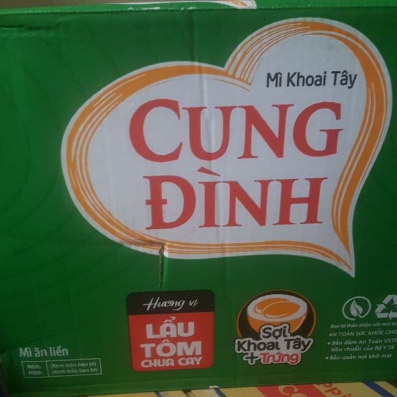 Mì Tôm Cung Đình Thùng 30 gói x 77g