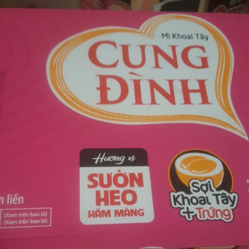 Mì Tôm Cung Đình Thùng 30 gói x 77g