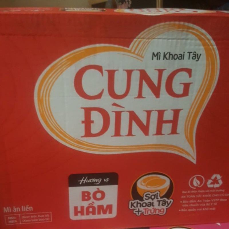 Mì Tôm Cung Đình Thùng 30 gói x 77g