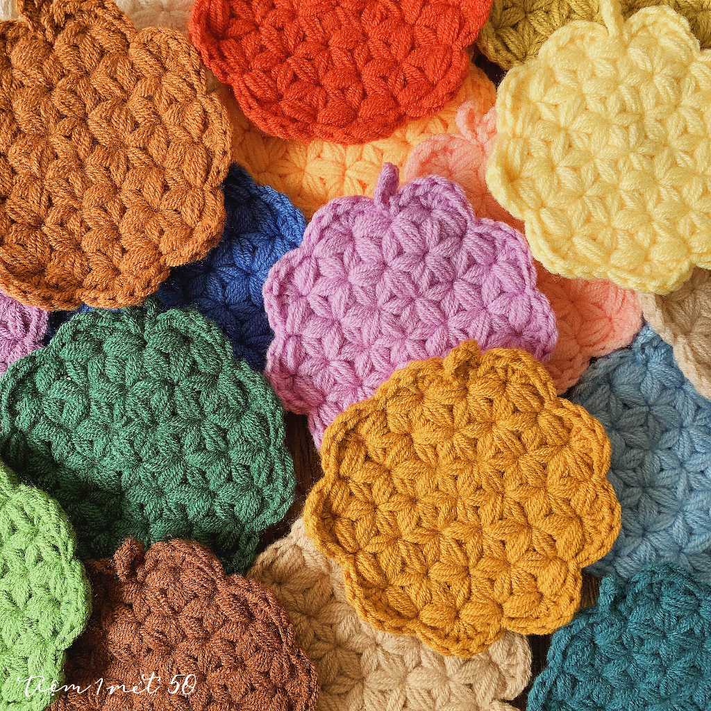 Lót ly móc len Tứ Sắc