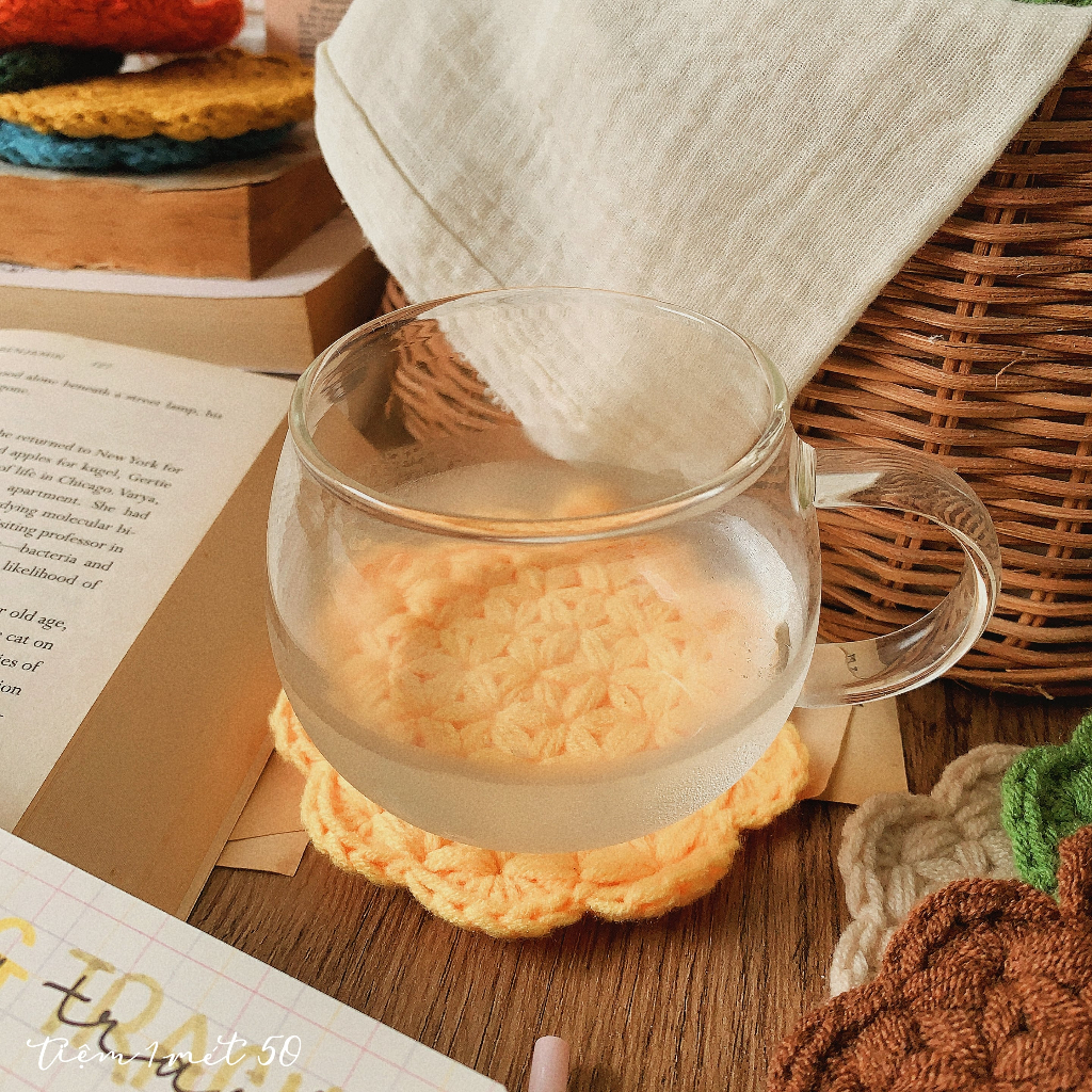 Lót ly móc len Tứ Sắc