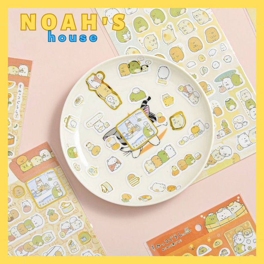 Sticker Thỏ Hoạt Hình MOLANG Sinh Động Dễ Thương SIêu Kawaii