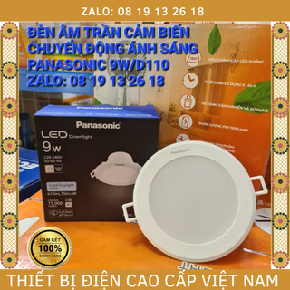  Đèn âm trần Cảm Biến Chuyển Động Panasonic 9W/D110, tự động bật tắt khi có chuyển động, mã NNNC7645588, 764158