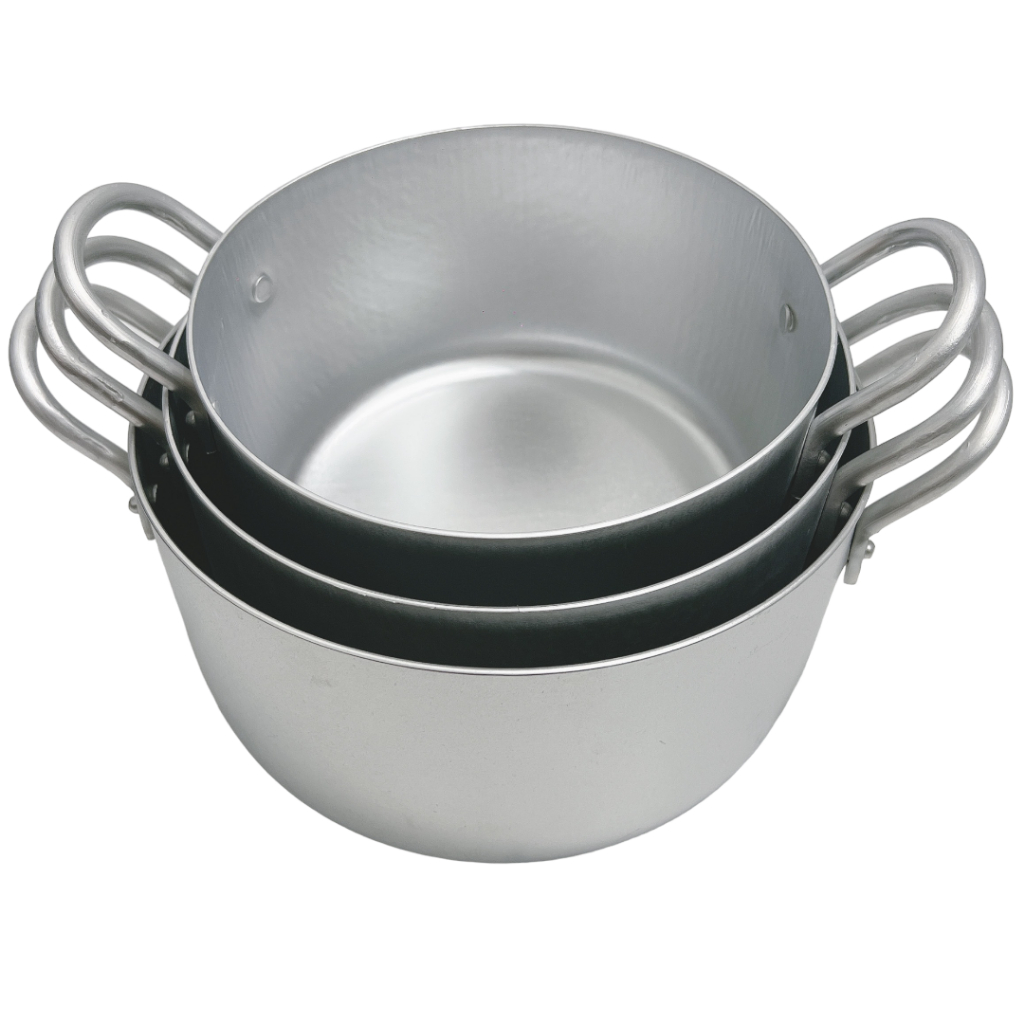 Bộ 3 Nồi Nhôm Size 24cm 26cm 28cm