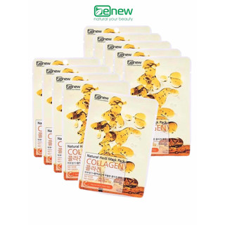 Bộ 10 miếng mặt nạ Benew Natural Herb Mask Pack Collagen 22ml