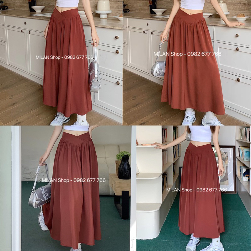 Chân váy xoè dáng dài new hot