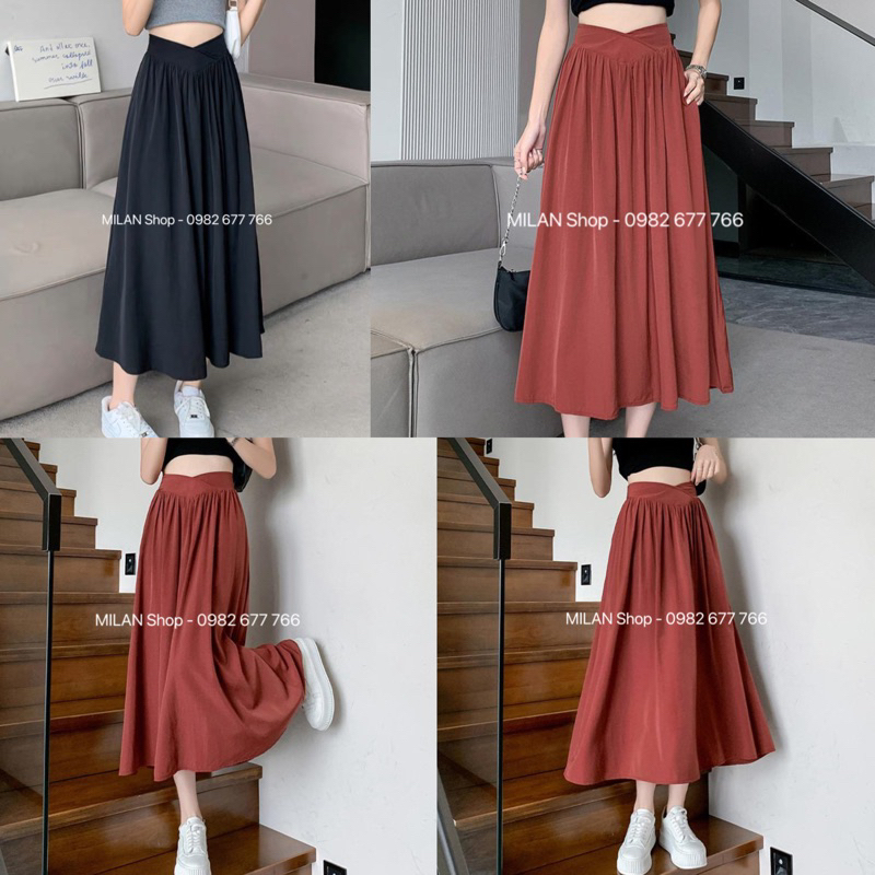 Chân váy xoè dáng dài new hot