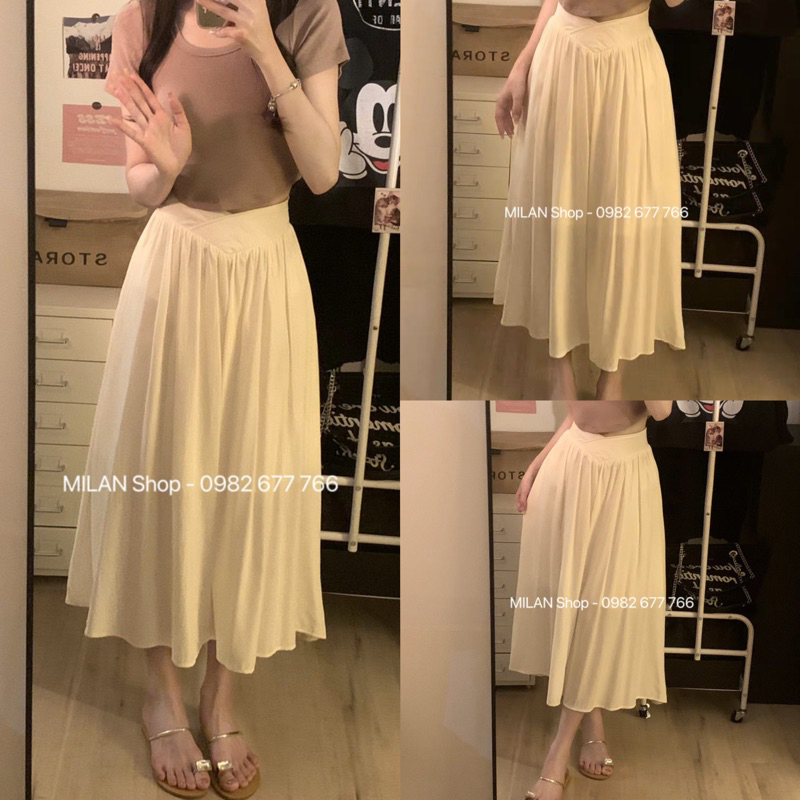 Chân váy xoè dáng dài new hot