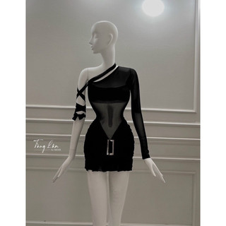 Set body lưới mix chân váy MPB