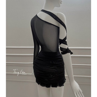 Set body lưới mix chân váy MPB