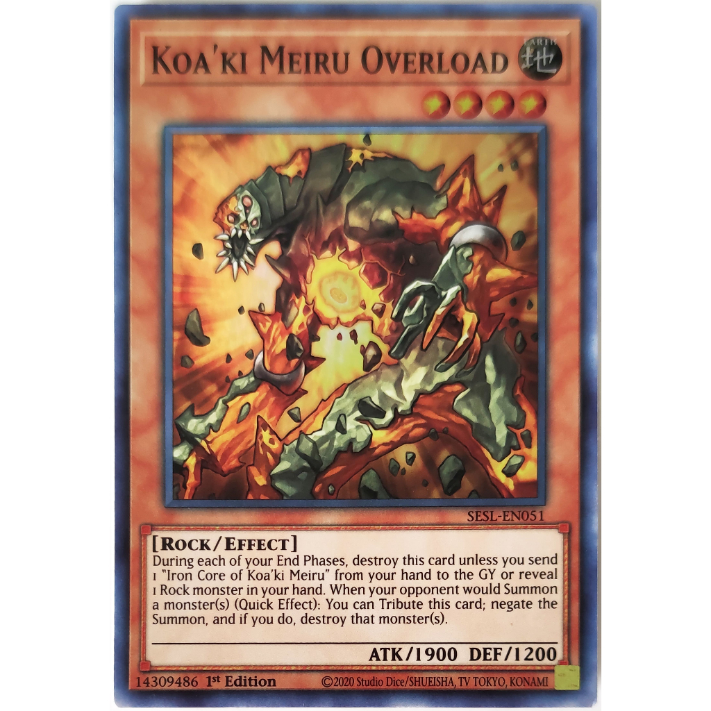 [Thẻ Yugioh] Koa'ki Meiru Overload |EN| Super Rare