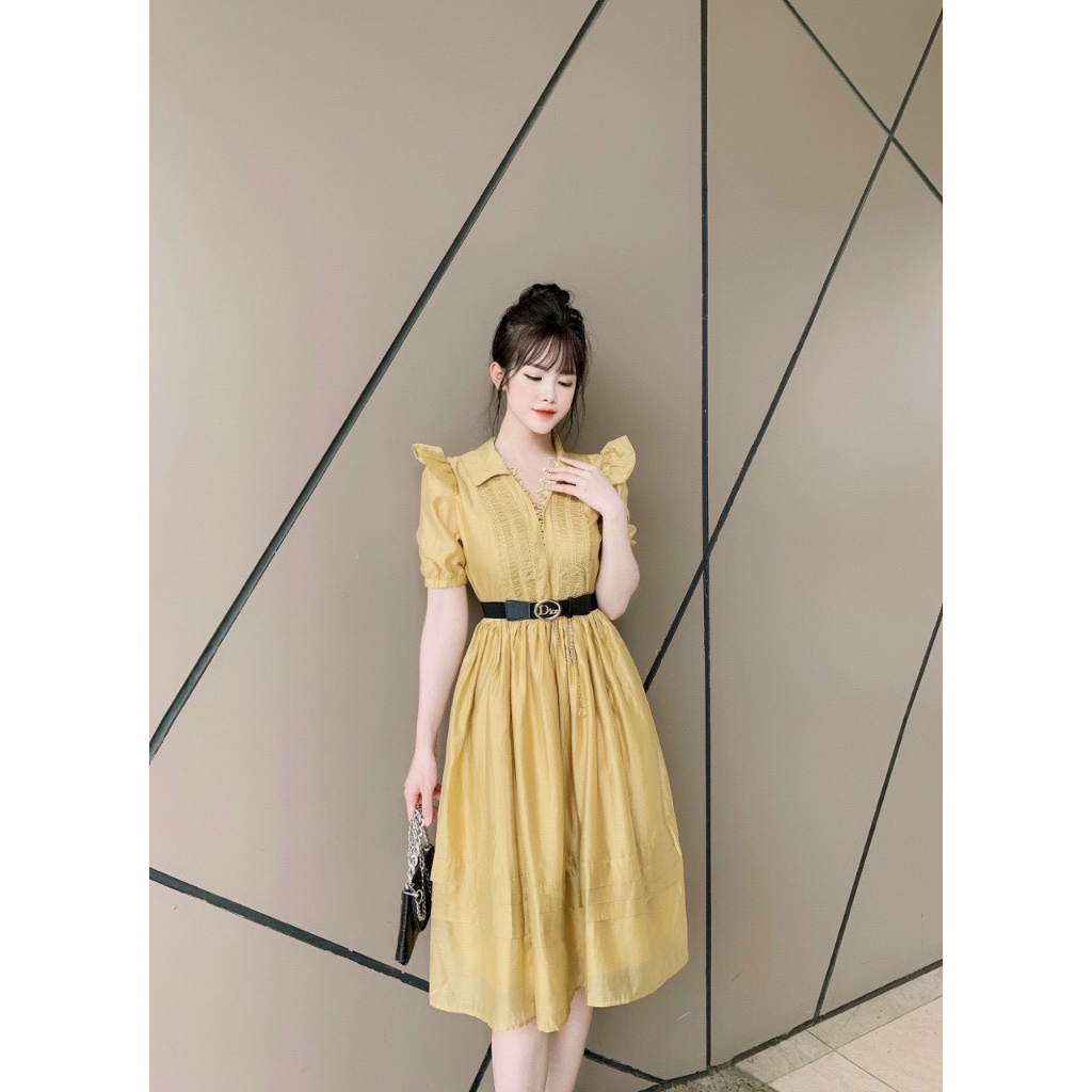 Váy tơ tiểu thư