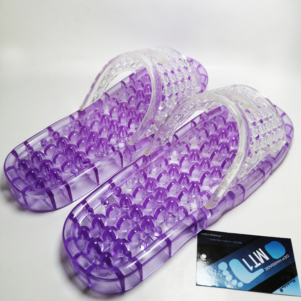 Dép đi trong nhà -dép massage  MT1 - Tím