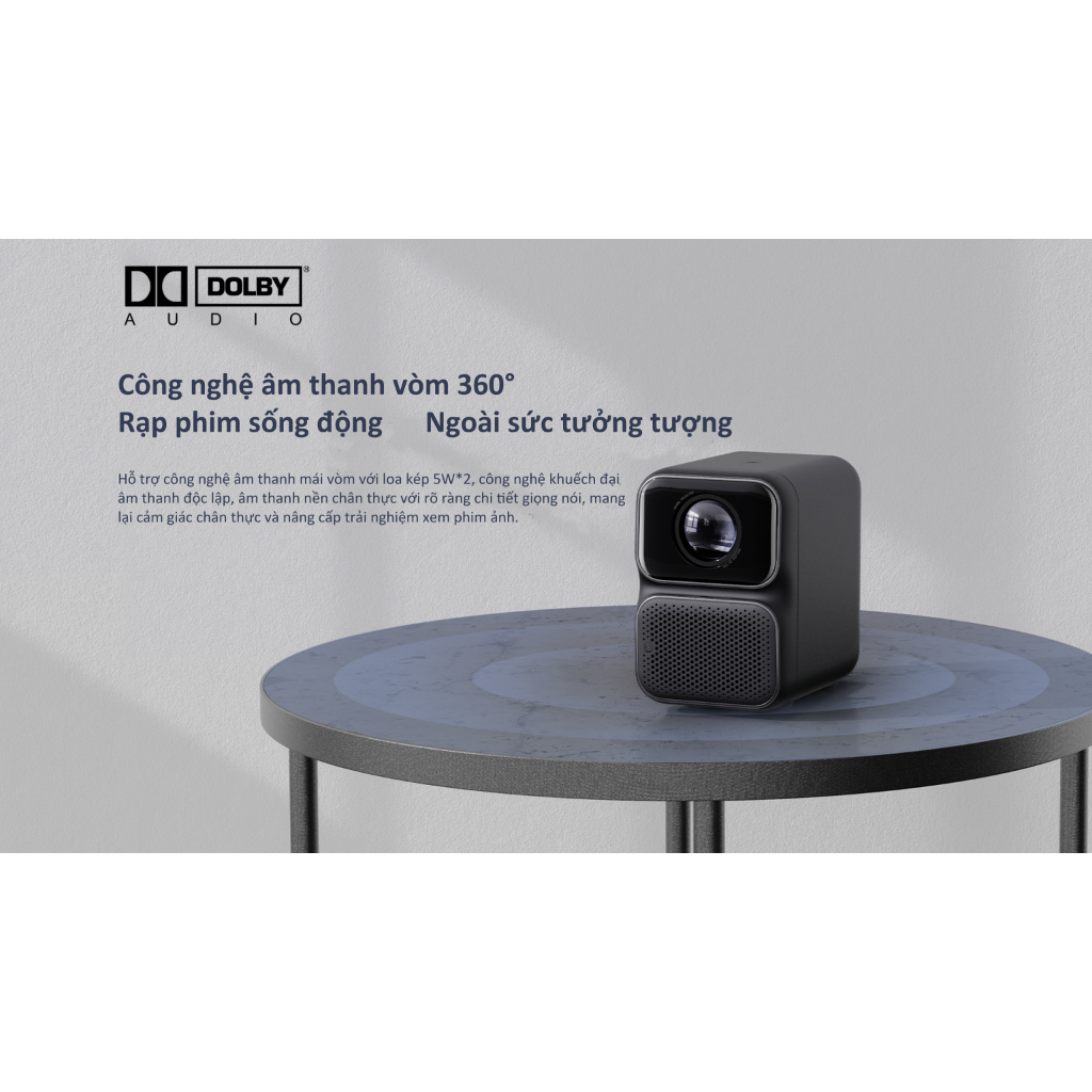 Máy chiếu Wanbo TT - Hàng chính hãng - Bảo hành 12 tháng