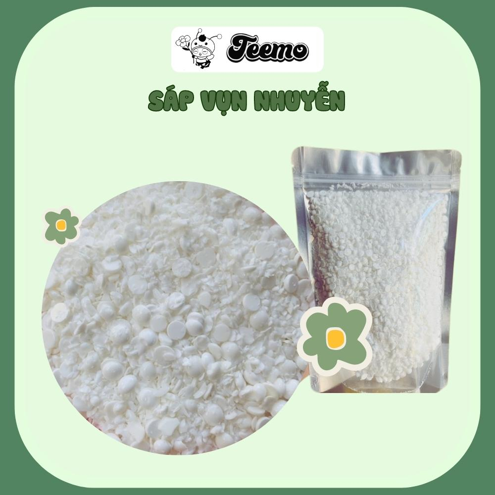 Sáp vụn nhuyễn wax lông nóng dừa, trong, nhũ mix đủ màu tan nhanh tặng kèm que gỗ