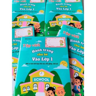 Tập viết hành trang cho bé vào lớp 1