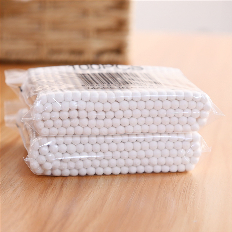 Bông tăm ngoáy tai sơ sinh trẻ em thân gỗ tre, tăm bông ráy tai vệ sinh cho bé