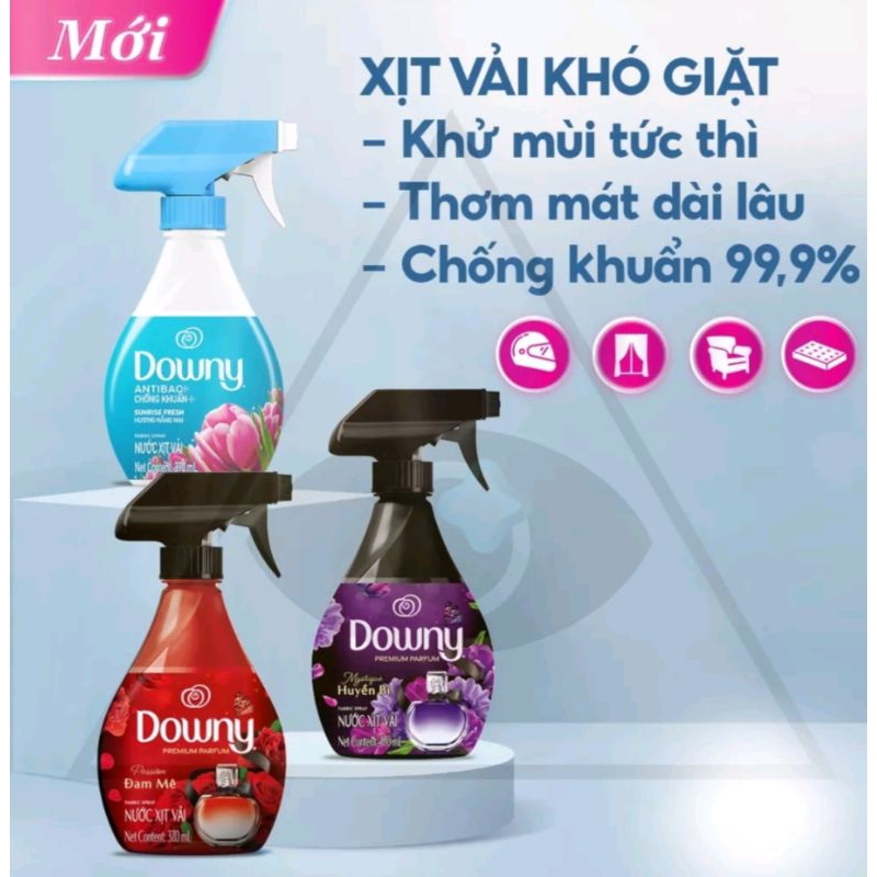 Xịt thơm quần áo Downy 370ml