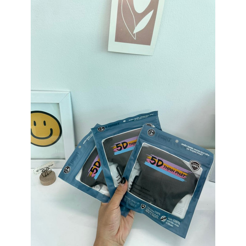 Khẩu Trang 5D Thịnh Phát người lớn hàng chuẩn chính hãng Tiemmesoda