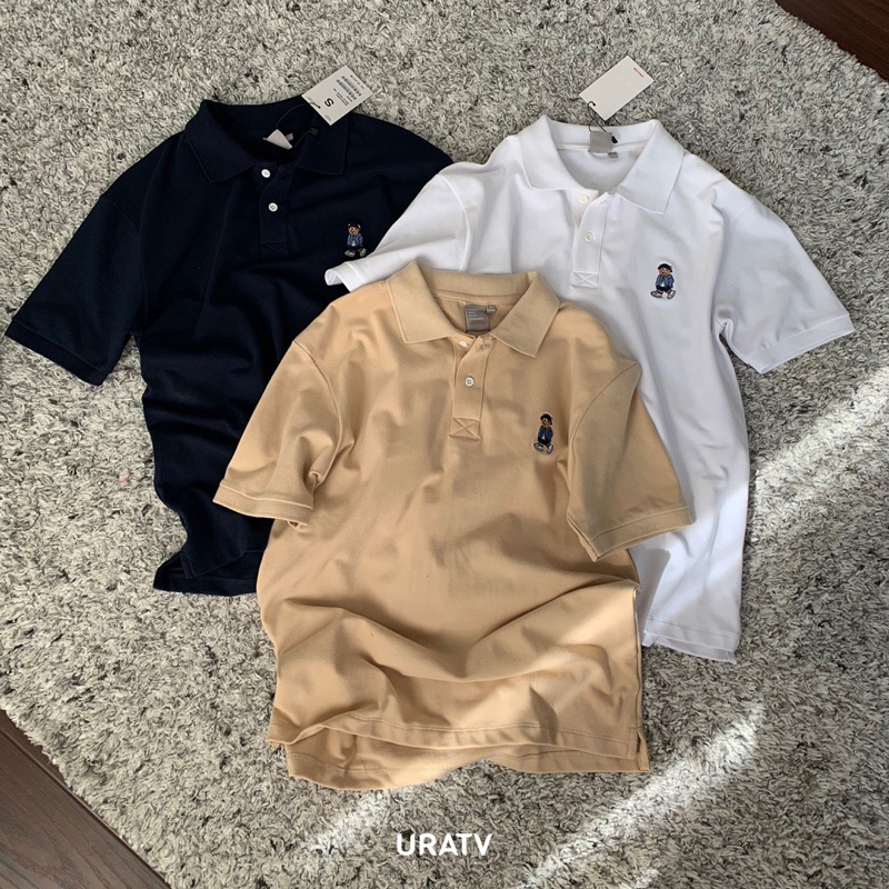 [ẢNH THẬT-CÓ SẴN] Polo gấu form suông mã S