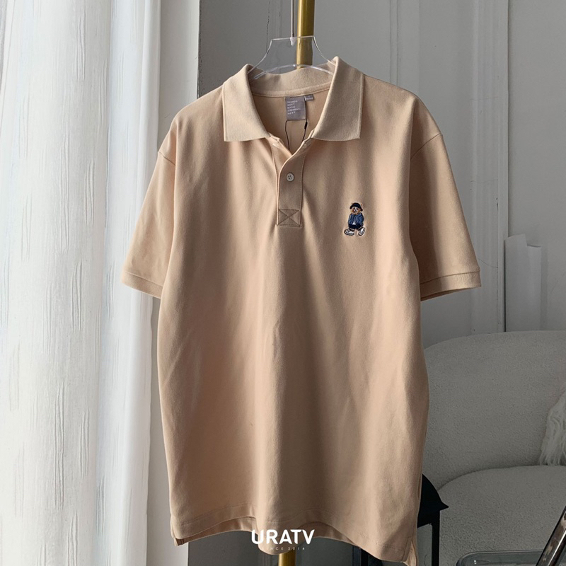 [ẢNH THẬT-CÓ SẴN] Polo gấu form suông mã S
