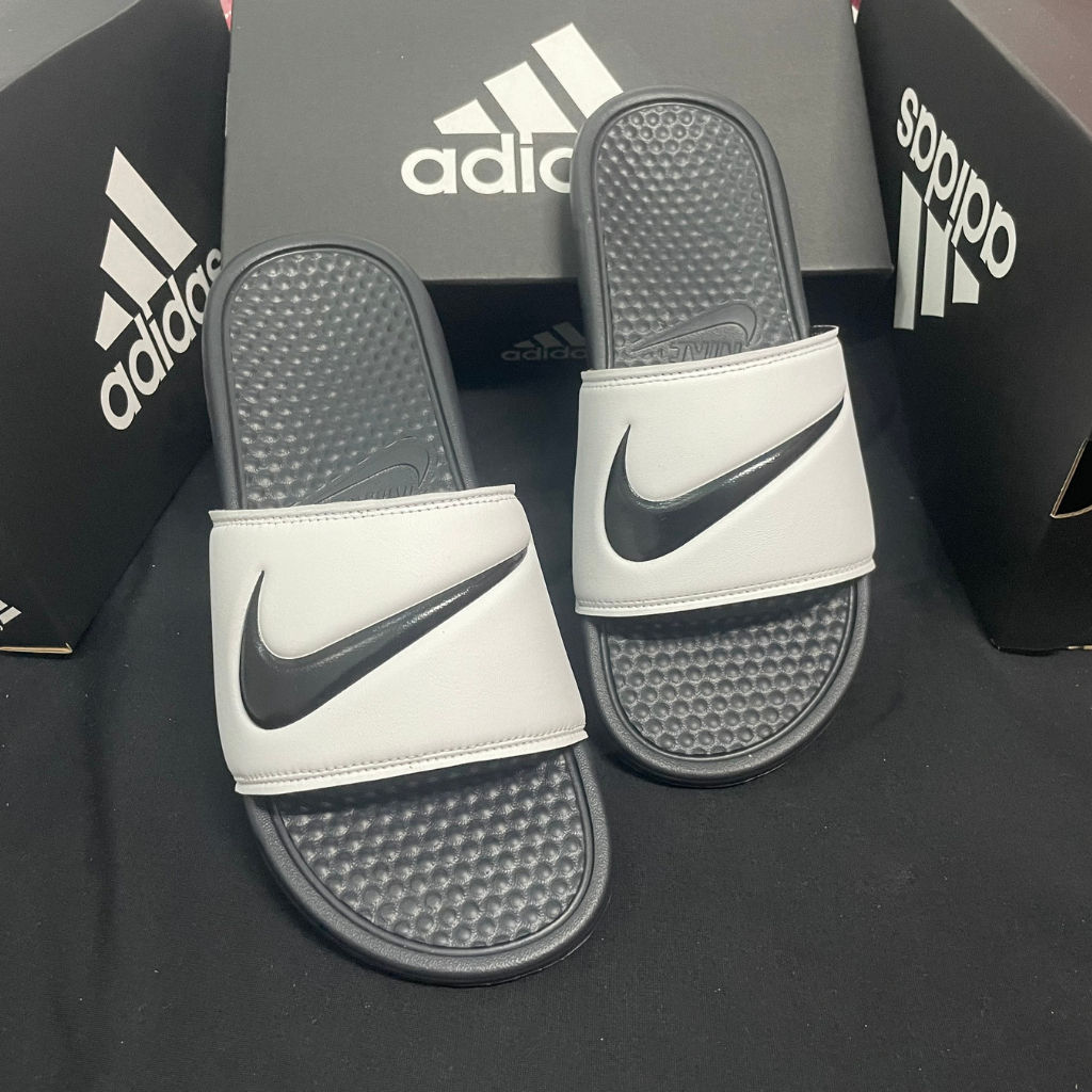 Dép Nike đen quai ngang nam nữ/ Dép Nike benassi swoosh 2023