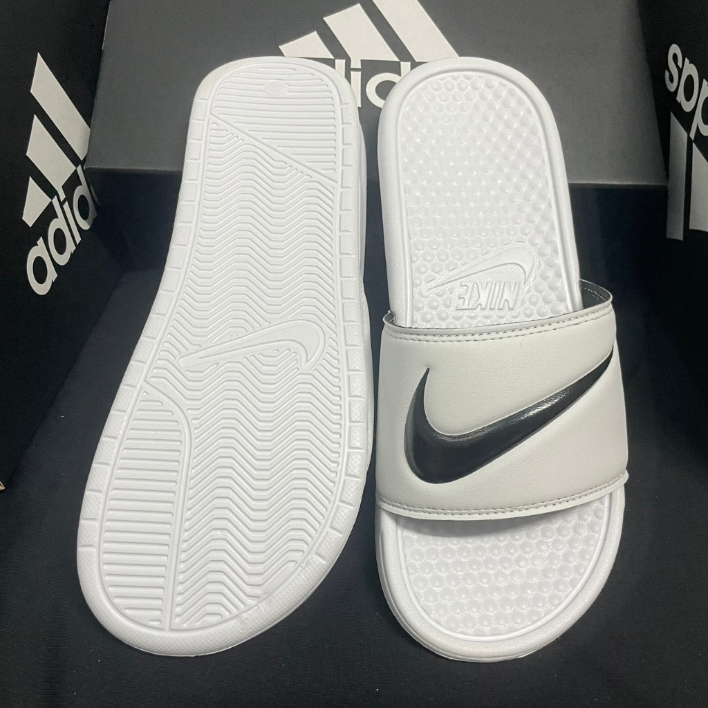 Dép Nike trắng quai ngang nam nữ/ Dép Nike benassi swoosh 2023