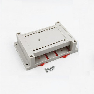 Hộp plc 145x90x40 trắng - hai đầu, khoan lỗ mặt trên