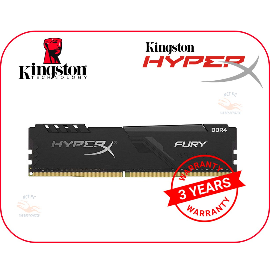 [Rẻ vô địch] RAM PC 8GB/16GB DDR4 bus 2666-3200Hz Kingston Fury HyperX Fury BEAST - NEW chính hãng - BH 36 tháng 1 đổi 1