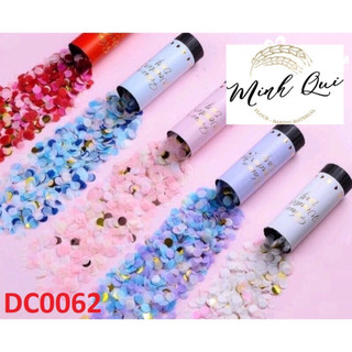 Ống phụt giấy mix màu