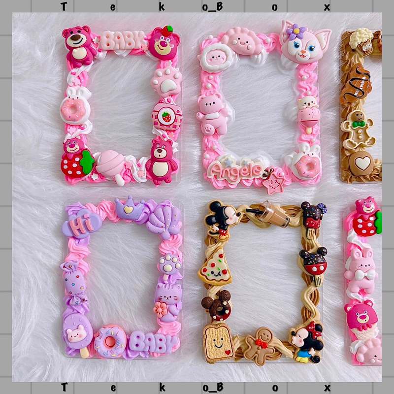 Toploader decor kem keo đựng card kpop thẻ bảo vệ xinh xắn giá rẻ