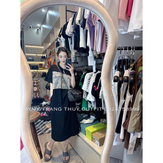 Váy nữ Bigsize phối jeans (60-100Kg) MN80
