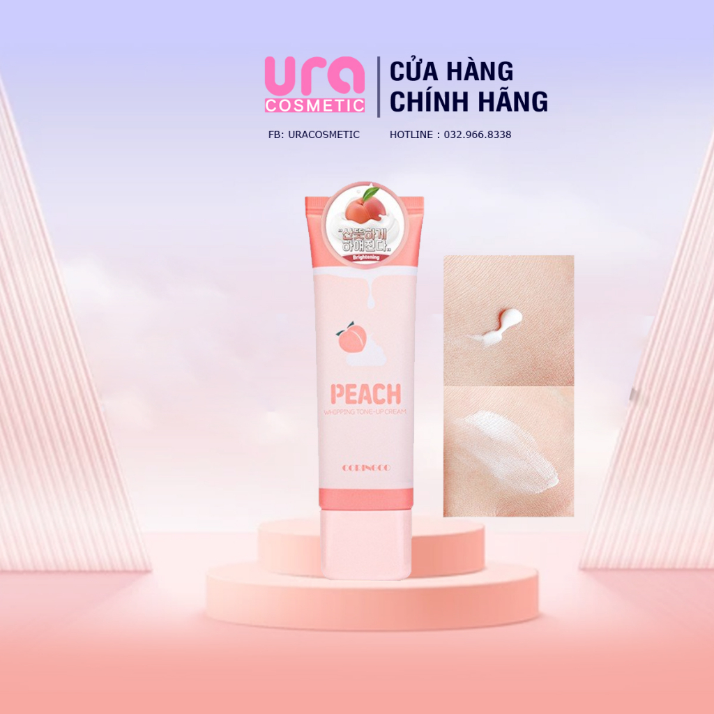 Kem đào dưỡng trắng nâng tone da Coringco