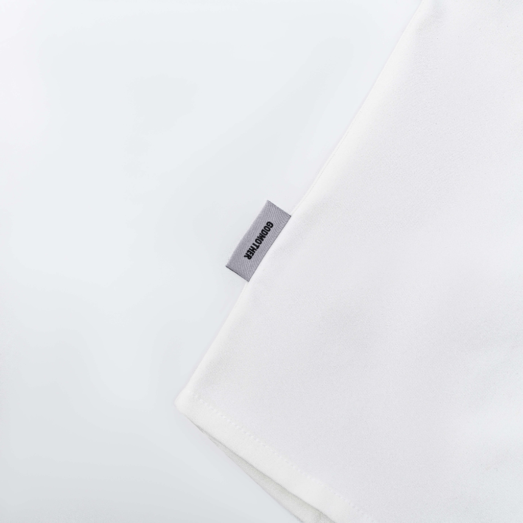 Áo Sơ Mi Boxy Premium Godmother, Áo Sơ Mi Cộc Tay Boxy Shirt White/Black | BigBuy360 - bigbuy360.vn
