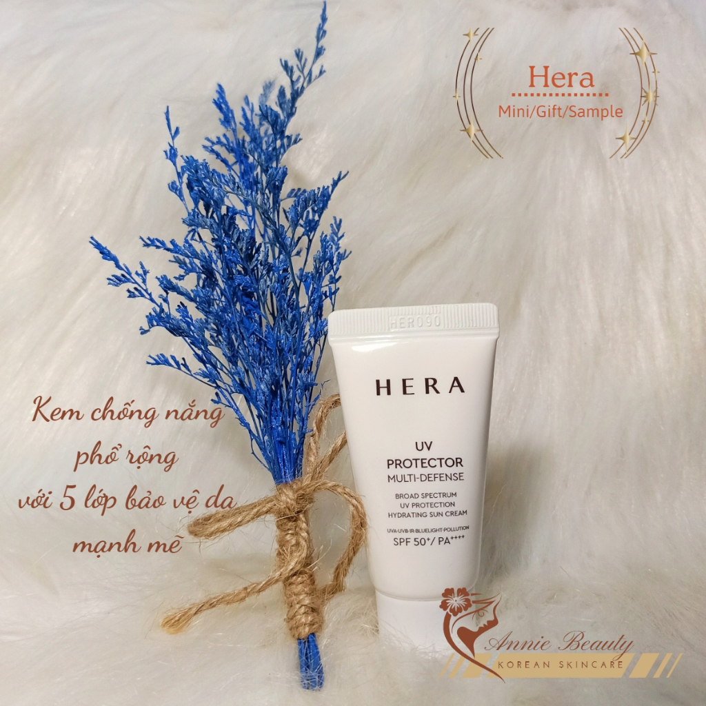 Kem chống nắng Hera chống nắng với 5 lớp phòng chống bảo vệ cao kết hợp dưỡng trắng da, chăm sóc da mặt trẻ hóa