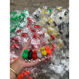 Mồi giả câu cá lóc,nhái hơi lure super frog giá rẻ siêu nhậy