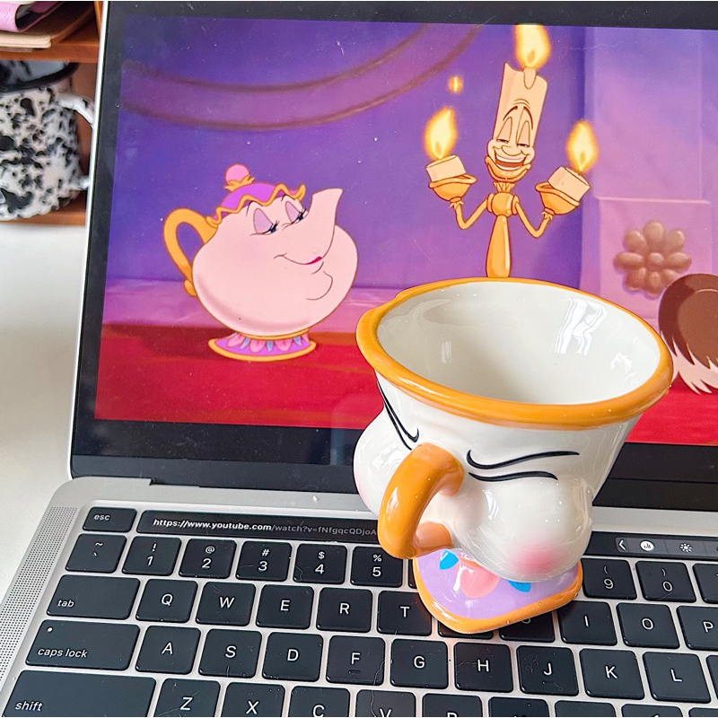 Set ấm 2 tách trà mẹ con Teapot trong Beauty &the Beast