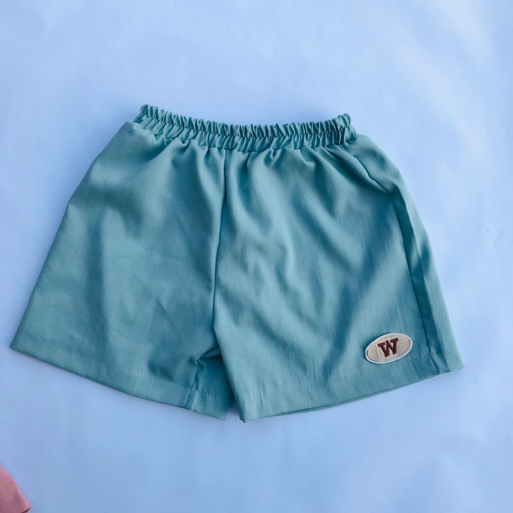 Quần Đùi Bé Trai Bé Gái Đũi Xước Mềm Mại Thoáng Mát Size 10-35kg