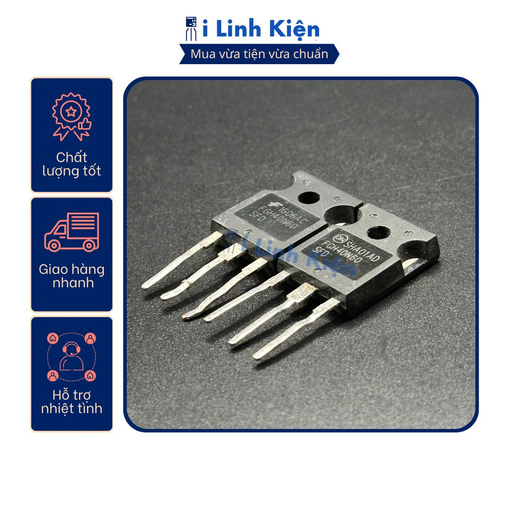 40N60 IGBT tháo máy FGH40N60 40A 600V nguyên bản chất lượng tốt .