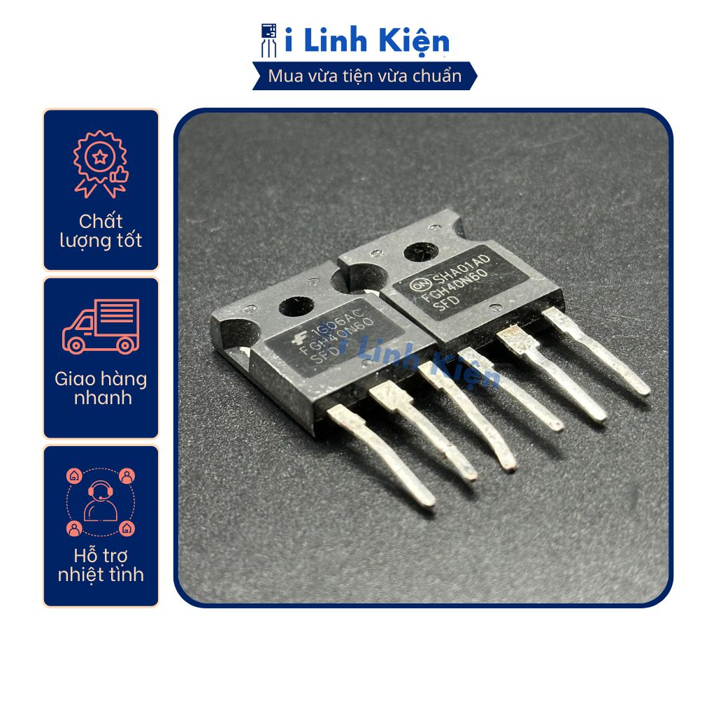 40N60 IGBT tháo máy FGH40N60 40A 600V nguyên bản chất lượng tốt .
