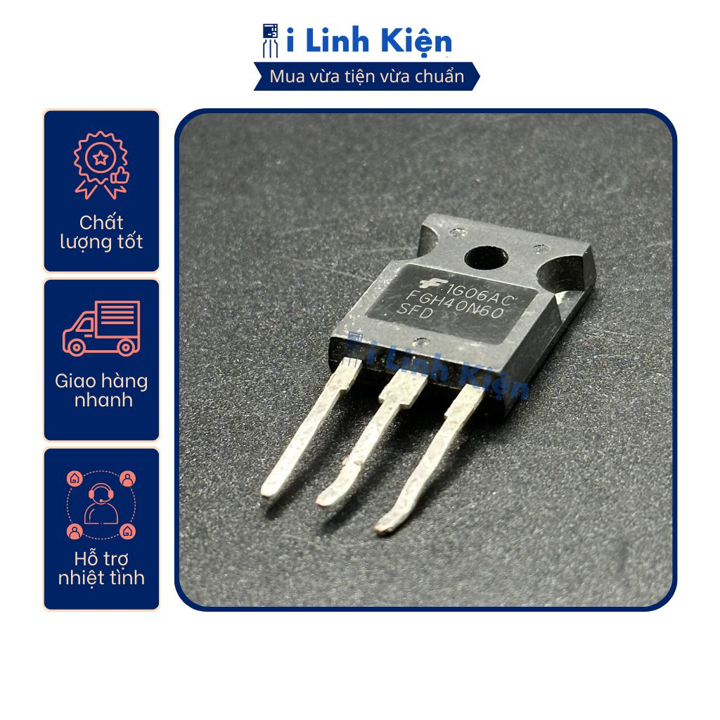 40N60 IGBT tháo máy FGH40N60 40A 600V nguyên bản chất lượng tốt .